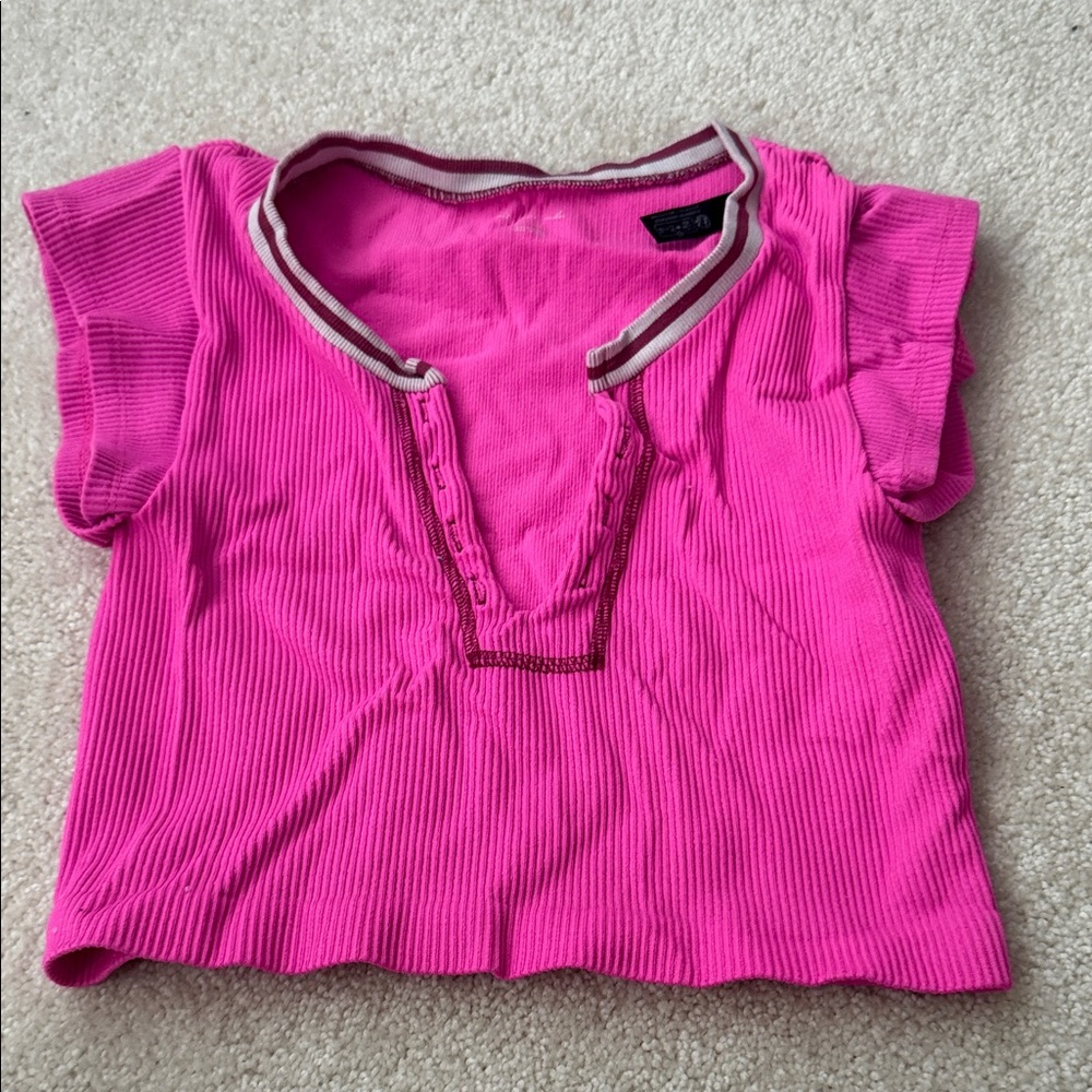 Urban Outfitters Vibrant Pink Tee